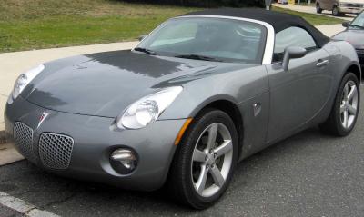 Размер колёс на Pontiac Solstice 2007 Подбор шин на Pontiac Solstice 2007