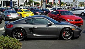 Размер колёс на Porsche Cayman 2014 Подбор шин на Porsche Cayman 2014