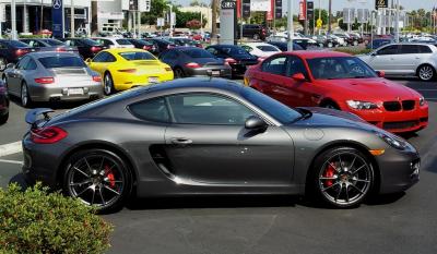 Размер колёс на Porsche Cayman 2014 Подбор шин на Porsche Cayman 2014