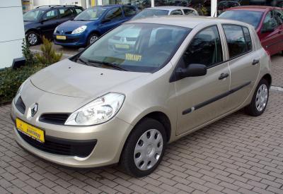 Размер колёс на Renault Clio 2007 Подбор шин на Renault Clio 2007