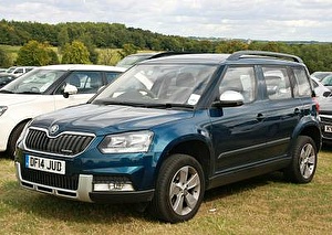 Размер колёс на Skoda Yeti 2015 Подбор шин на Skoda Yeti 2015