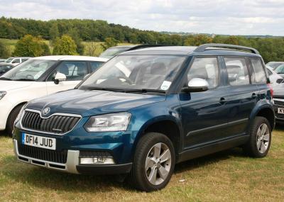 Подбор шин на Skoda Yeti 2015