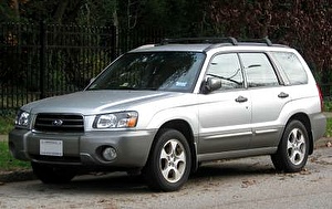 Размер колёс на Subaru Forester 2003 Подбор шин на Subaru Forester 2003
