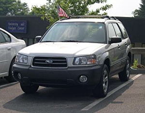 Размер колёс на Subaru Forester 2004 Подбор шин на Subaru Forester 2004