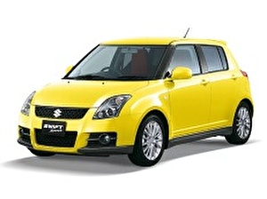 Размер колёс на Suzuki Swift Sport 2008 Подбор шин на Suzuki Swift Sport 2008