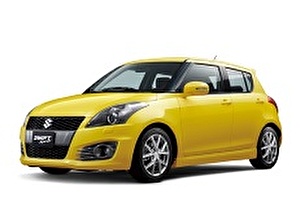 Размер колёс на Suzuki Swift Sport 2016 Подбор шин на Suzuki Swift Sport 2016