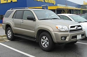 Размер колёс на Toyota 4Runner 2007 Подбор шин на Toyota 4Runner 2007