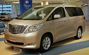 Размер колёс на Toyota Alphard 2014 Подбор шин на Toyota Alphard 2014