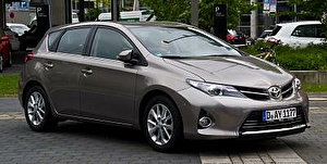 Размер колёс на Toyota Auris 2014 Подбор шин на Toyota Auris 2014