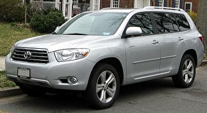 Размер колёс на Toyota Highlander 2012 Подбор шин на Toyota Highlander 2012
