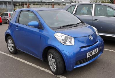 Размер колёс на Toyota IQ 2012 Подбор шин на Toyota IQ 2012