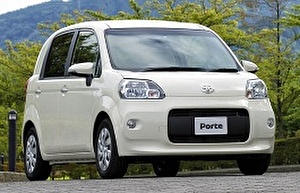 Размер колёс на Toyota Porte 2016 Подбор шин на Toyota Porte 2016