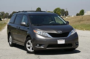 Размер колёс на Toyota Sienna 2013 Подбор шин на Toyota Sienna 2013