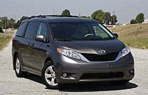 Размер колёс на Toyota Sienna 2018 Подбор шин на Toyota Sienna 2018