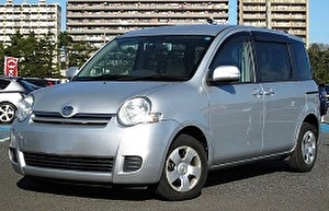 Размер колёс на Toyota Sienta 2008 Подбор шин на Toyota Sienta 2008