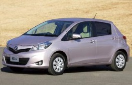 Размер колёс на Toyota Vitz 2013 Подбор шин на Toyota Vitz 2013