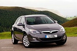 Размер колёс на Vauxhall Astra 2013 Подбор шин на Vauxhall Astra 2013