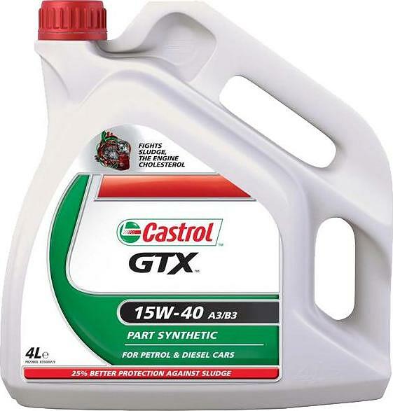 Castrol GTX 15W-40 A3/B3 4л