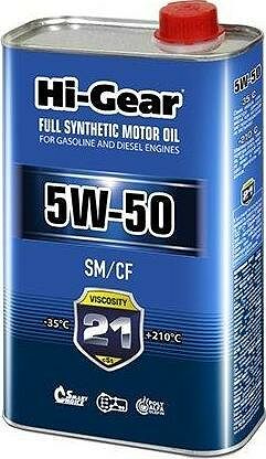 Hi-Gear Full Synthetic Motor Oil