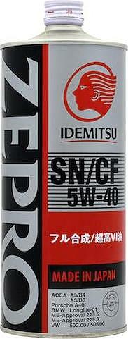 Idemitsu Zepro Euro Spec 5W-40 1л