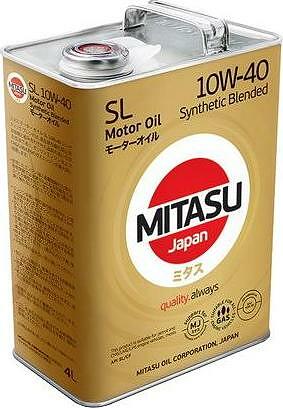Mitasu MJ-124 Motor Oil SL 10W-40 4л