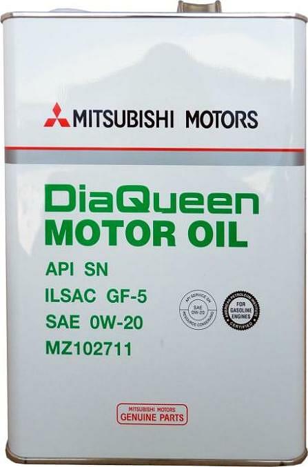 Mitsubishi DiaQueen 0W-20 SN/GF-5 4л