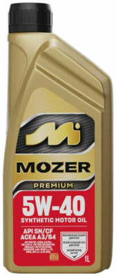 MOZER PREMIUM 5W-40 SN/CF 1л