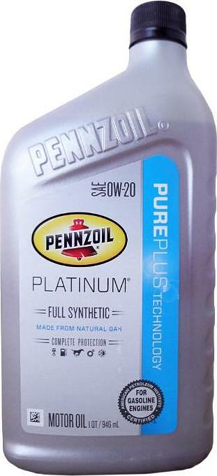Pennzoil Platinum Full Synthetic 0W-20 0.94л