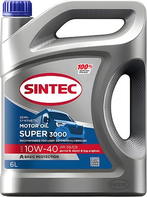Sintec Super 3000 10W-40 API SG/CD 6л