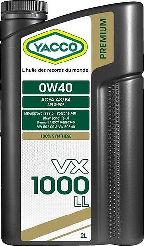 Yacco VX 1000 LL