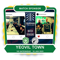 Colaboración con Матч Yeovil Town — Gateshead