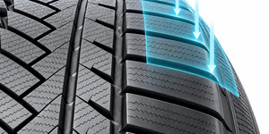 Tecnología PowerSipes — control seguro en carretera seca