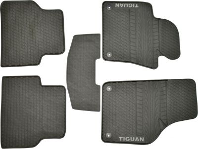 Комплект ковриков VOLKSWAGEN-TIGUAN (2010-) латексный ПВХ