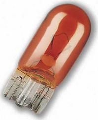 Лампа WY5W (W2.1*9.5d) YELLOW 12V OSRAM