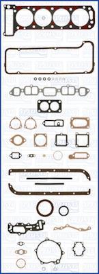 AJUSA 50019500 комплект прокладок, двигатель на OPEL MONZA A (22_)
