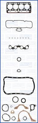 AJUSA 50116800 комплект прокладок, двигатель на FIAT CINQUECENTO (170)