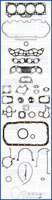 AJUSA 50128300 комплект прокладок, двигатель на MAZDA 626 III (GD)