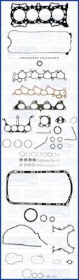 AJUSA 50142300 комплект прокладок, двигатель на HONDA ACCORD IV (CB)