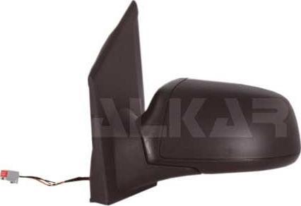 ALKAR Зеркало боковое прав.электр.обогр.Ford Fiesta 05- (6S6117682AA, 6112392)