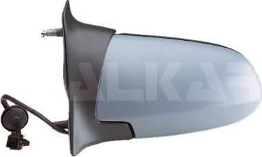 ALKAR Зеркало боковое прав.электр.асфер.обогр.под лак. OPEL Zafira A, 99-05 (6428756, 6126440)