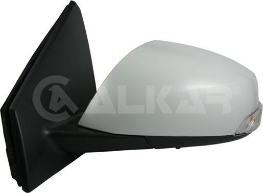 ALKAR Зеркало левое электрическое Рено Fluence (Флюенс) в сборе (под покраску) (6139236)