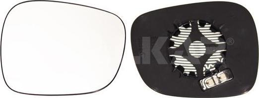 ALKAR 6426885 стекло зеркала правое! с кроншт. выпукл. с подогр. X1 09> (6426885)