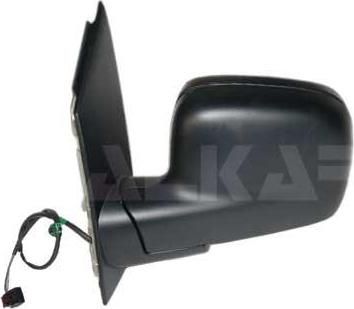 ALKAR Зеркало боковое L электр.асфер.обогр.VW Caddy lll 04- (7H1857527A9B9, 9225154)