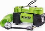 Компрессор автомобильный АЛЛИГАТОР, металлический, двухпоршневой, 12V, 220W, производ-сть 55 л./мин., шланг 4 м., LED фонарь, переходники для накач., сумка, 1/6 Компрессор автомобильный АЛЛИГАТОР, металлический, двухпоршневой, 12V, 220W, производ-сть 55 л./мин., шланг 4 м., LED фонарь, переходники для накач., сумка, 1/6