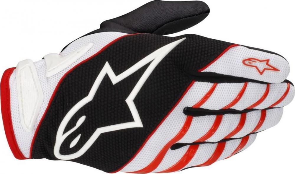 Перчатки Alpinestars MOAB GLOVE WHITE ORANGE L