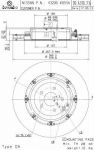 AP 25483 Z тормозной диск на NISSAN GT-R (R35)