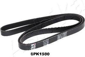 Ashika 112-6PK1980 поликлиновой ремень на JEEP CHEROKEE (XJ)