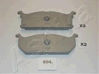 Ashika 50-08-804 комплект тормозных колодок, дисковый тормоз на SUZUKI SWIFT I (AA)