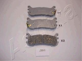 Ashika 51-03-391 комплект тормозных колодок, дисковый тормоз на MAZDA 323 C IV (BG)