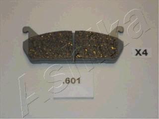 Ashika 51-06-601 комплект тормозных колодок, дисковый тормоз на MAZDA 323 C IV (BG)